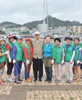 목포해양문화축제 대비 청결활동 기념촬영