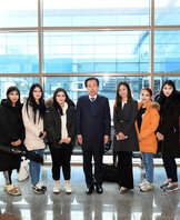 밸리댄스회원과기념촬영