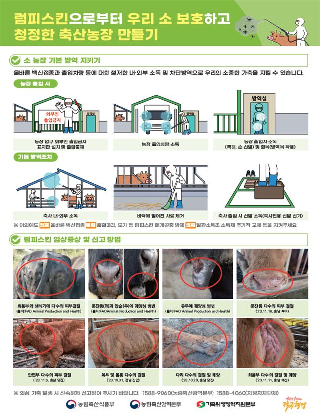 럼피스킨 방역수칙