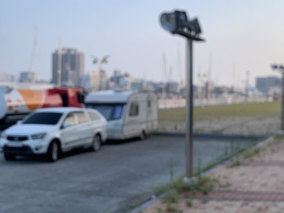 8월14일 해당장소 캠핑카