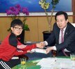 영산초등학교 6학년 학생 박홍률 목포시장 인터뷰