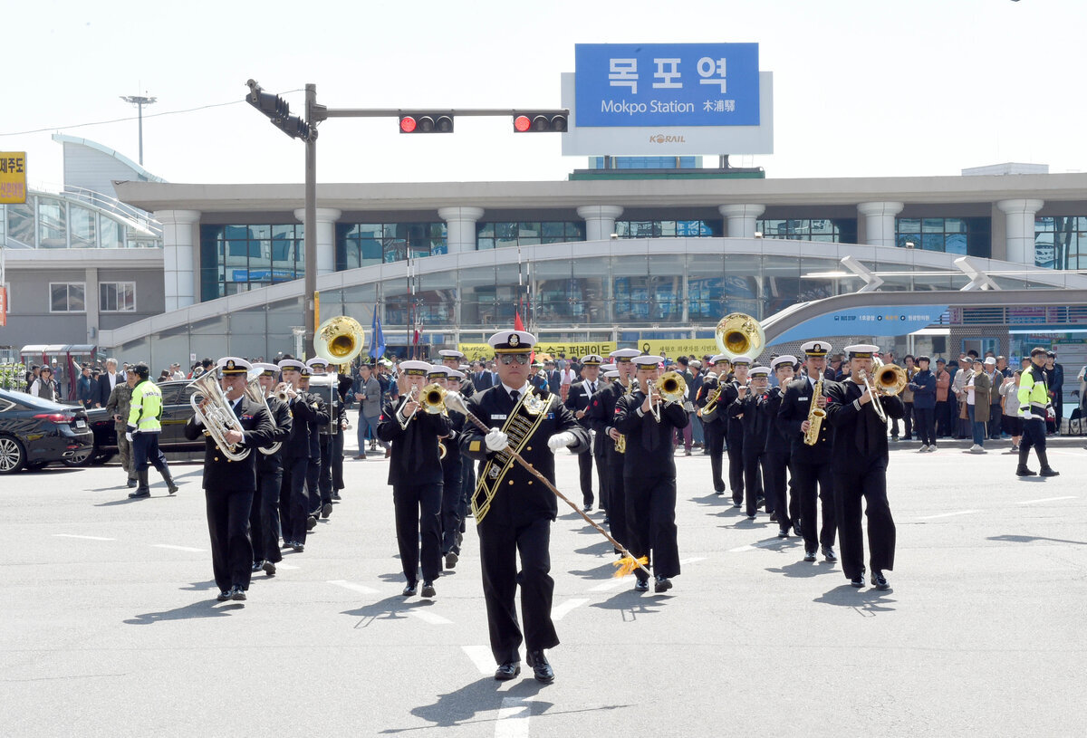 해군 군악대 공연