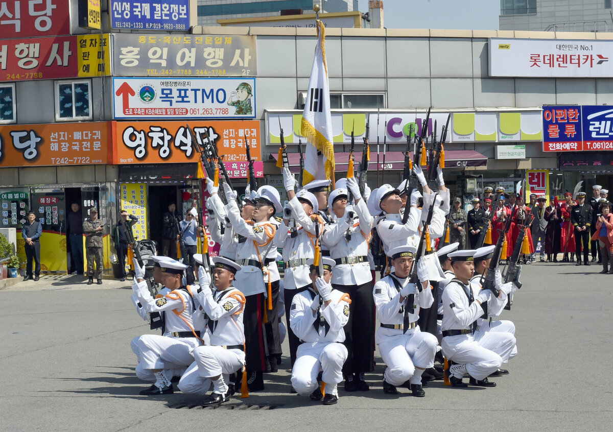 해군의장대공연