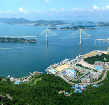 유달산에서 바라본 다도해