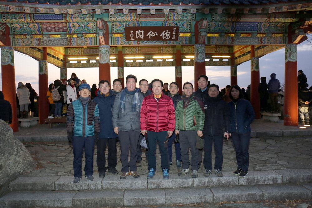 박홍률 목포시장과 찍은 사진.