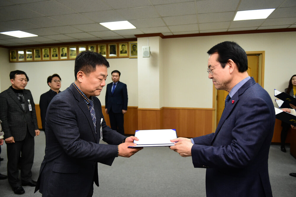 2019년도 상반기 5급이상 임용장교부
