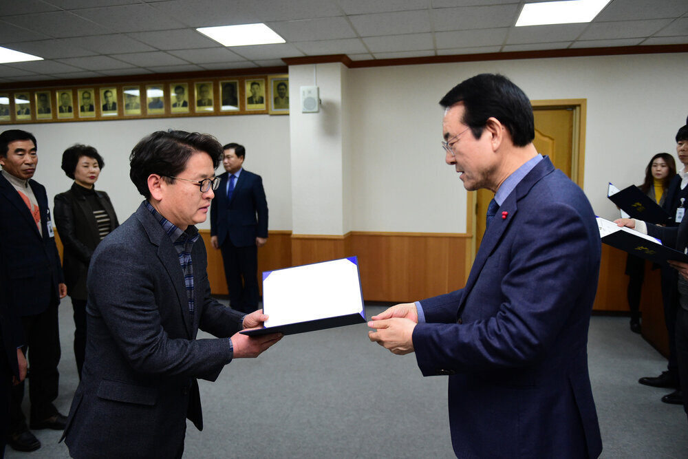 2019년도 상반기 5급이상 임용장교부