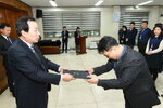 박홍률 목포시장 임용장 전달.